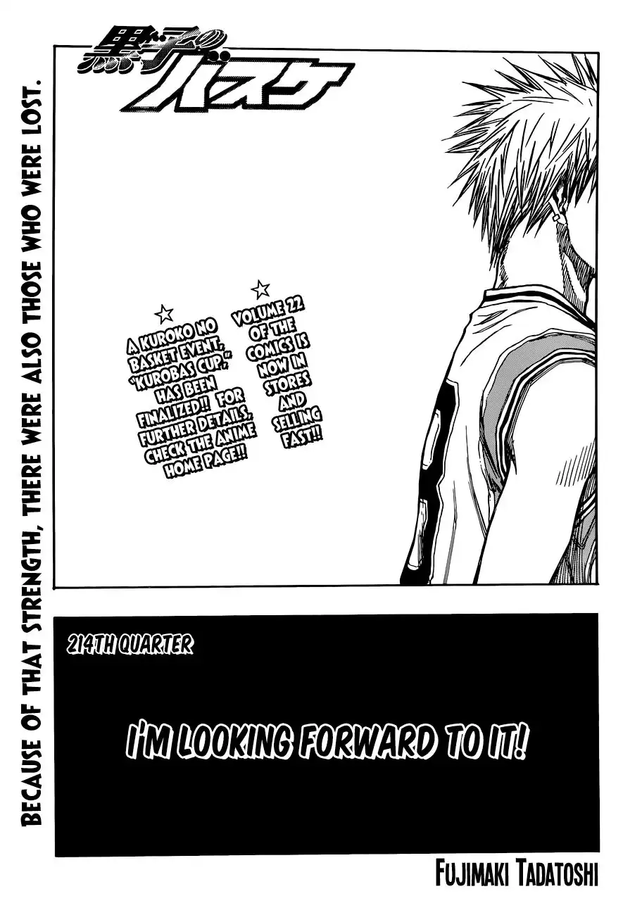 Kuroko no Basket Chapter 214 1